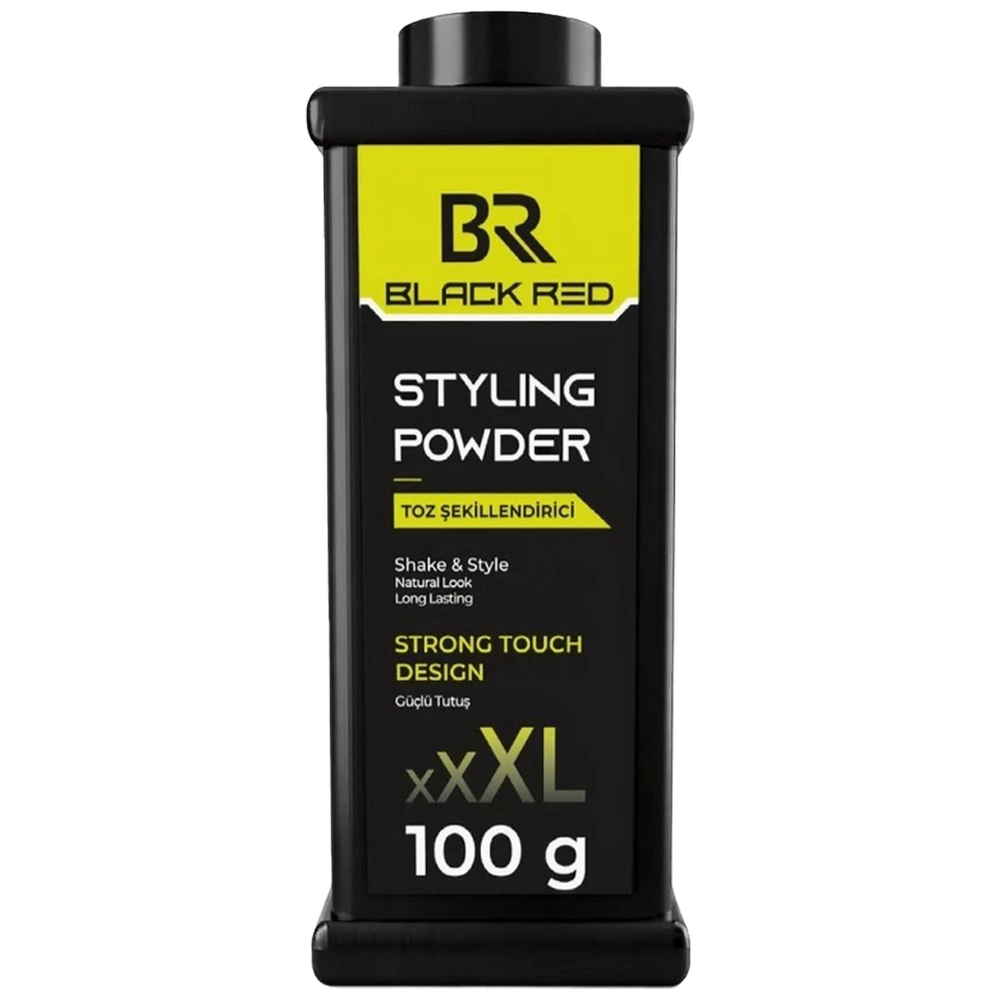 Black Red Strong Touch Design powder