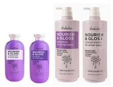 Shakebar Nourish & Gloss shampoo and conditioner for dry, dull hair