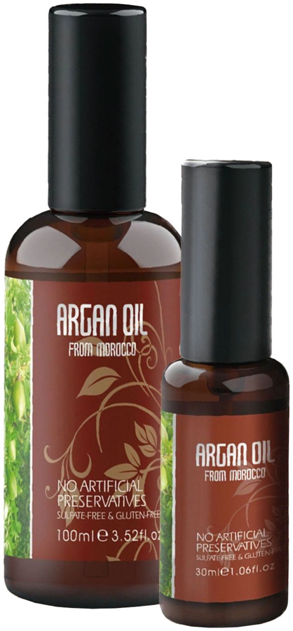 Argan Oil from Morocco pure hair oil in 30 ml and 100 ml